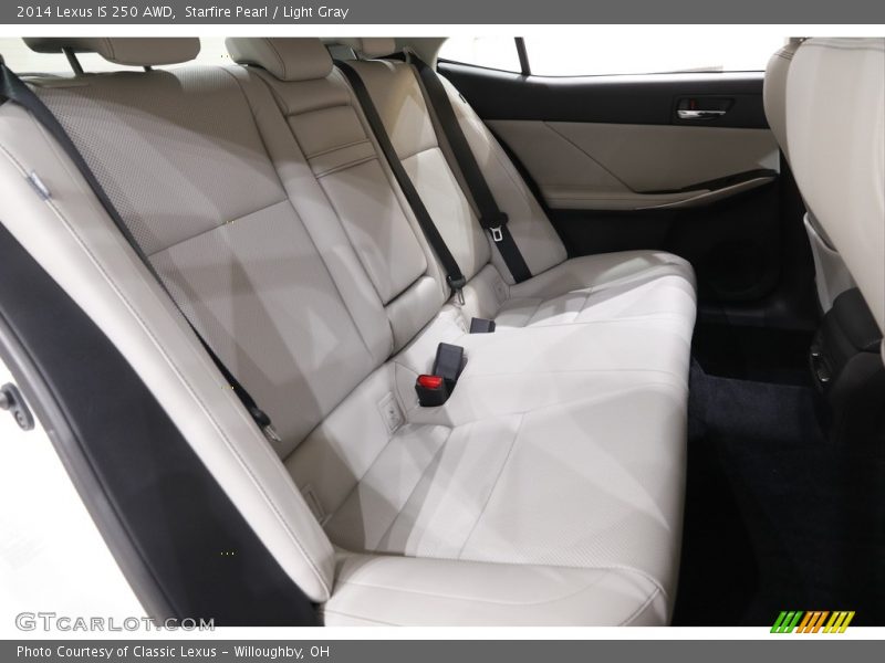 Starfire Pearl / Light Gray 2014 Lexus IS 250 AWD