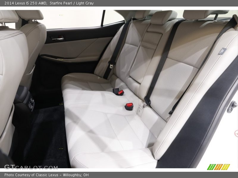 Starfire Pearl / Light Gray 2014 Lexus IS 250 AWD
