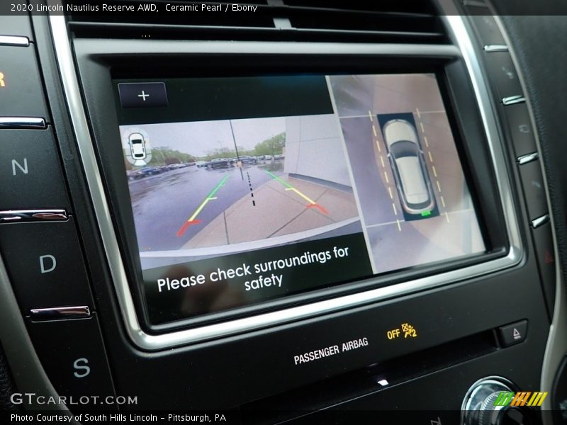 Ceramic Pearl / Ebony 2020 Lincoln Nautilus Reserve AWD
