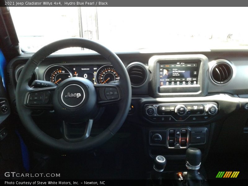 Hydro Blue Pearl / Black 2021 Jeep Gladiator Willys 4x4