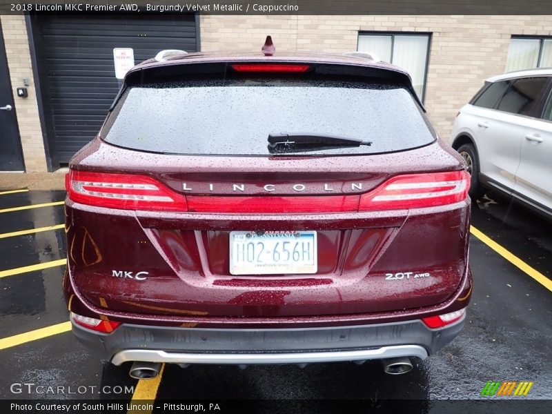 Burgundy Velvet Metallic / Cappuccino 2018 Lincoln MKC Premier AWD