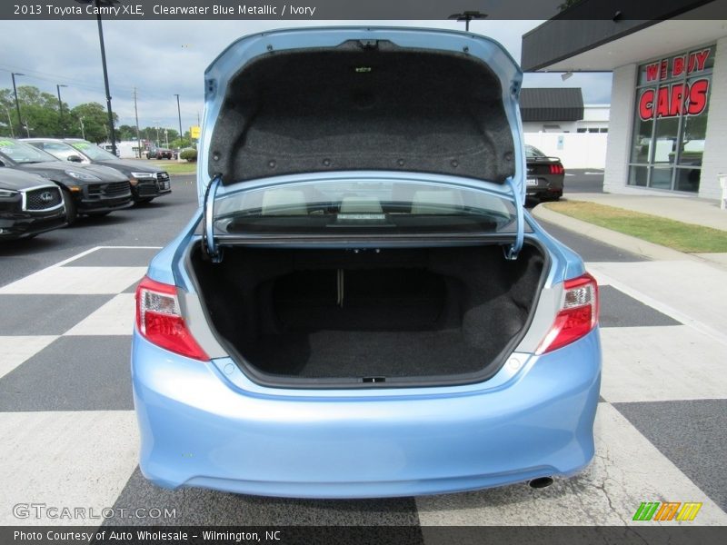 Clearwater Blue Metallic / Ivory 2013 Toyota Camry XLE