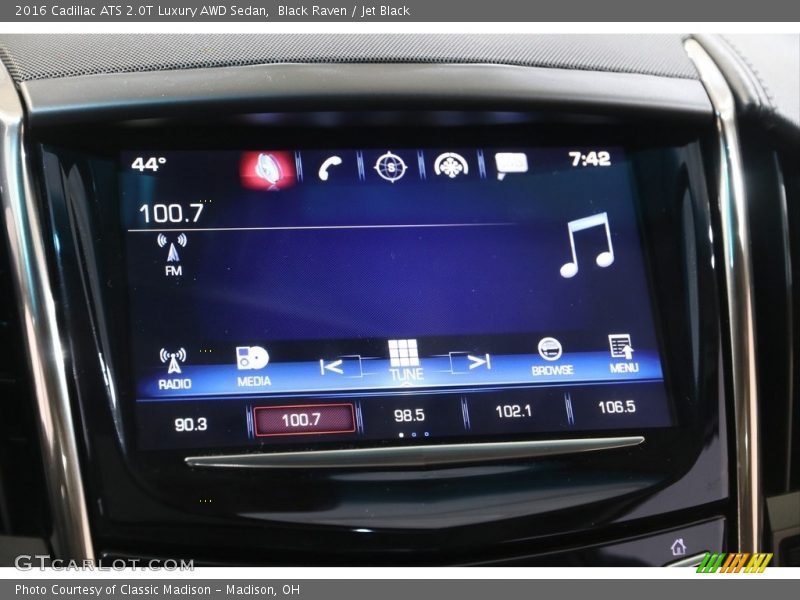 Black Raven / Jet Black 2016 Cadillac ATS 2.0T Luxury AWD Sedan