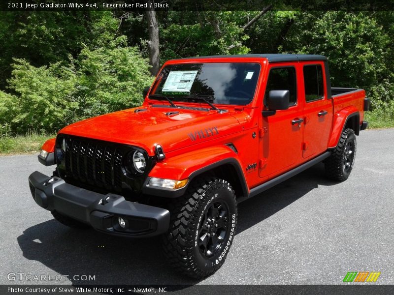 Firecracker Red / Black 2021 Jeep Gladiator Willys 4x4