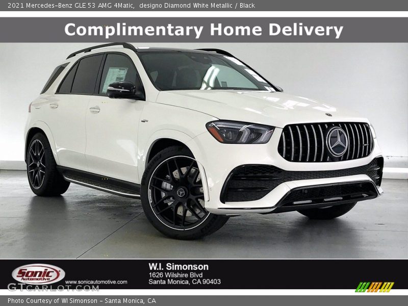 designo Diamond White Metallic / Black 2021 Mercedes-Benz GLE 53 AMG 4Matic