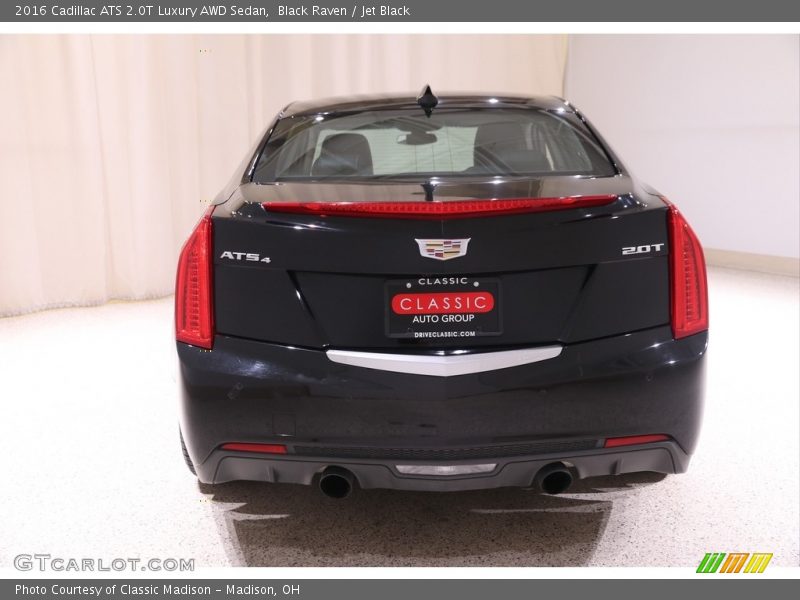 Black Raven / Jet Black 2016 Cadillac ATS 2.0T Luxury AWD Sedan