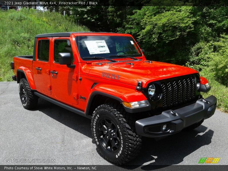 Firecracker Red / Black 2021 Jeep Gladiator Willys 4x4