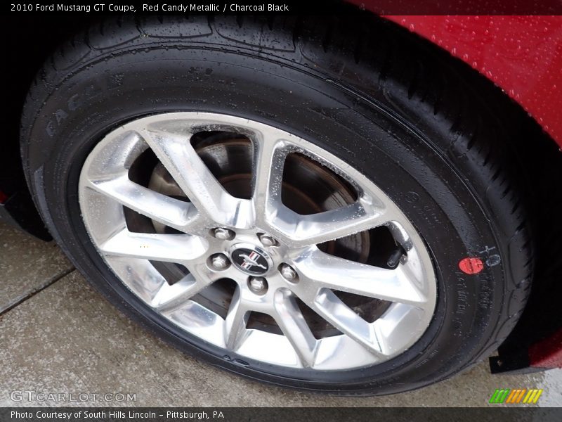 Red Candy Metallic / Charcoal Black 2010 Ford Mustang GT Coupe