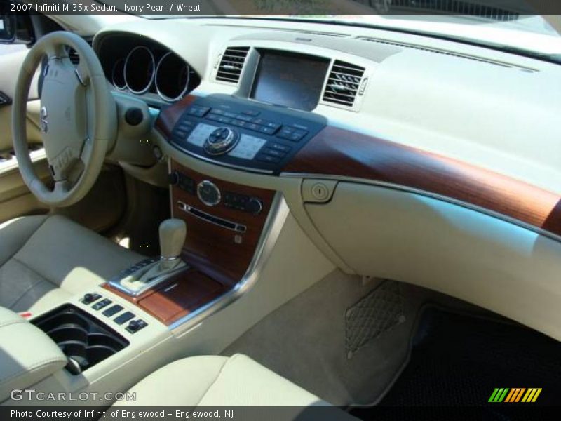 Ivory Pearl / Wheat 2007 Infiniti M 35x Sedan