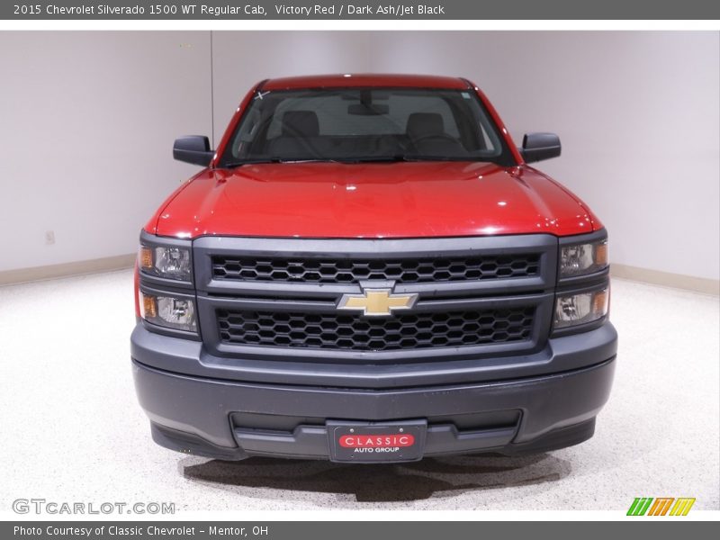Victory Red / Dark Ash/Jet Black 2015 Chevrolet Silverado 1500 WT Regular Cab