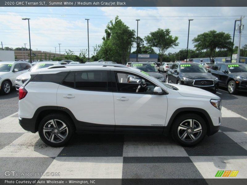 Summit White / Medium Ash Gray/Jet Black 2020 GMC Terrain SLT