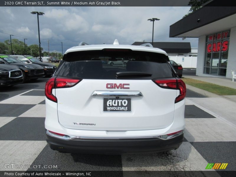 Summit White / Medium Ash Gray/Jet Black 2020 GMC Terrain SLT