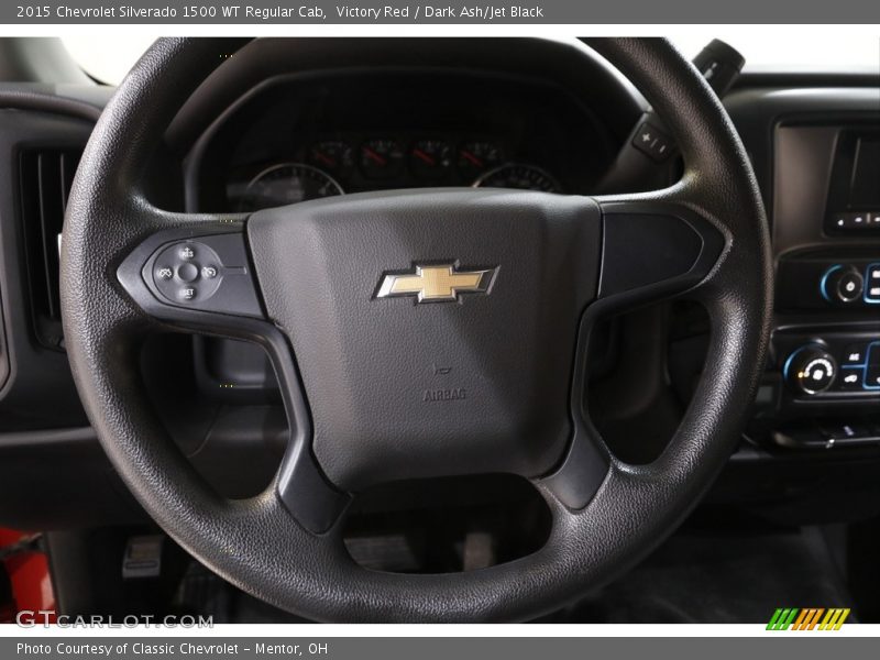 Victory Red / Dark Ash/Jet Black 2015 Chevrolet Silverado 1500 WT Regular Cab