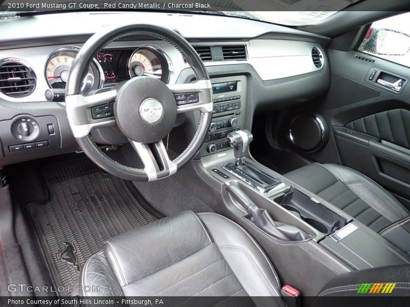 Red Candy Metallic / Charcoal Black 2010 Ford Mustang GT Coupe