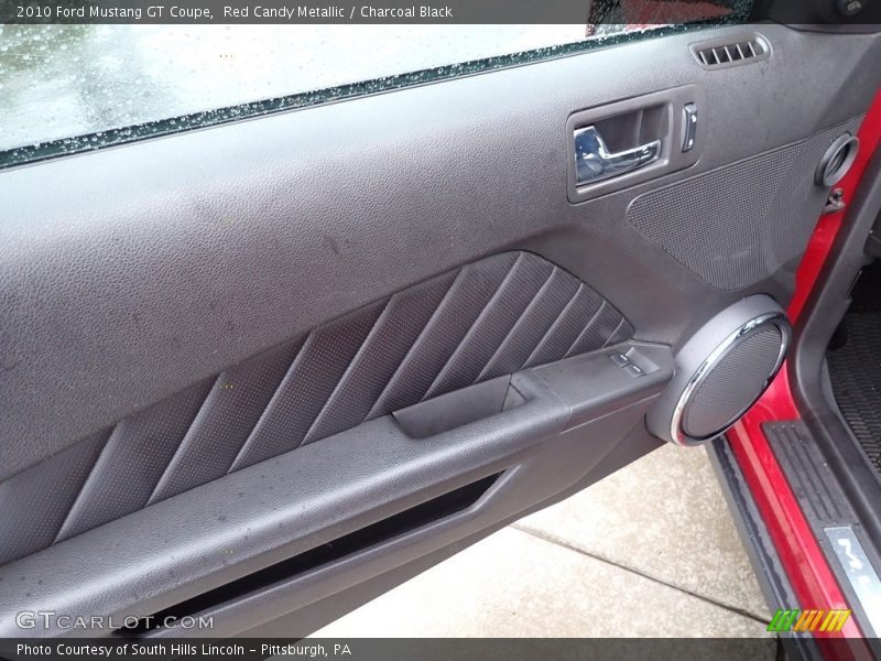 Red Candy Metallic / Charcoal Black 2010 Ford Mustang GT Coupe