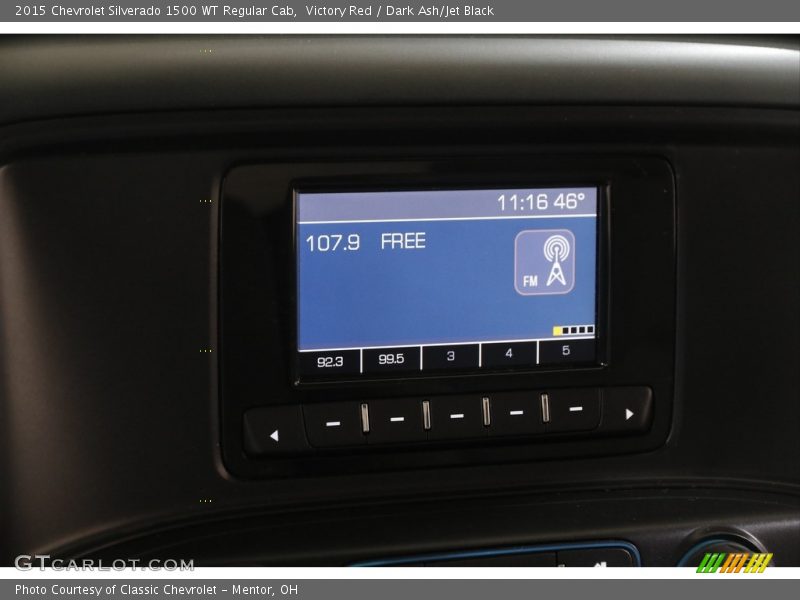Victory Red / Dark Ash/Jet Black 2015 Chevrolet Silverado 1500 WT Regular Cab