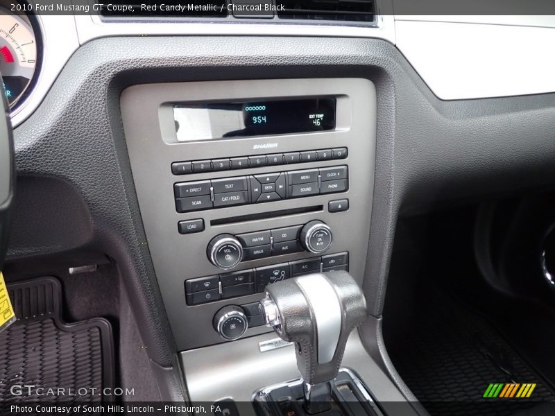 Red Candy Metallic / Charcoal Black 2010 Ford Mustang GT Coupe
