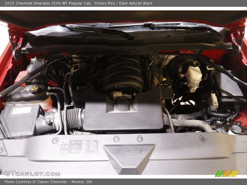 Victory Red / Dark Ash/Jet Black 2015 Chevrolet Silverado 1500 WT Regular Cab