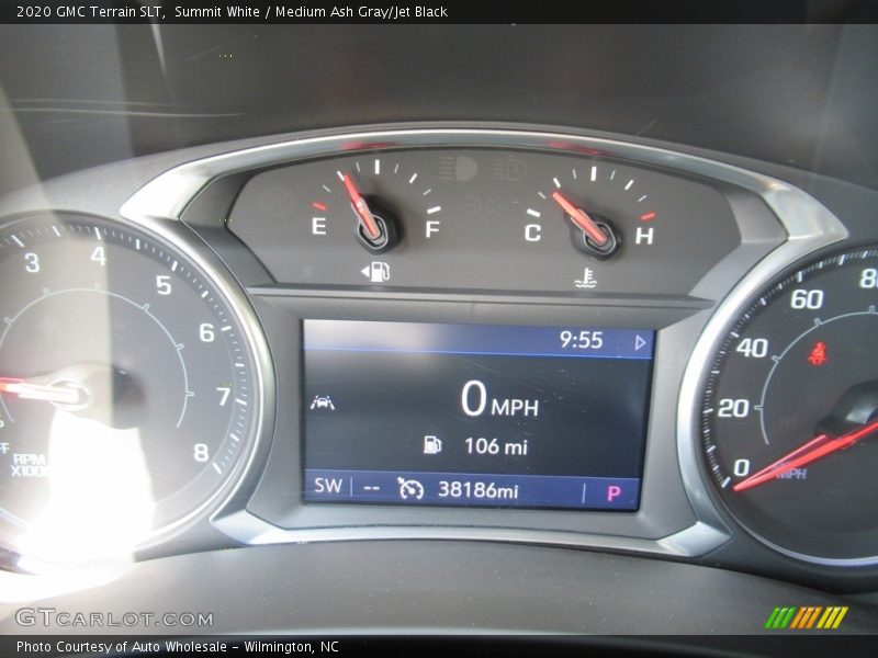 Summit White / Medium Ash Gray/Jet Black 2020 GMC Terrain SLT