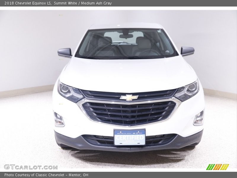 Summit White / Medium Ash Gray 2018 Chevrolet Equinox LS