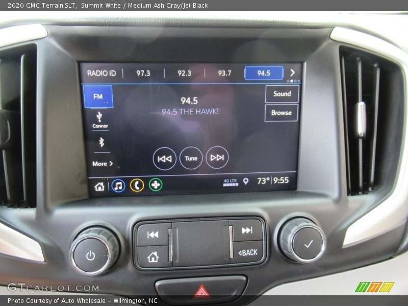 Summit White / Medium Ash Gray/Jet Black 2020 GMC Terrain SLT