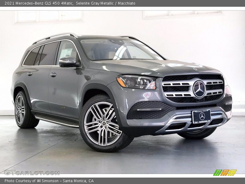 Selenite Gray Metallic / Macchiato 2021 Mercedes-Benz GLS 450 4Matic