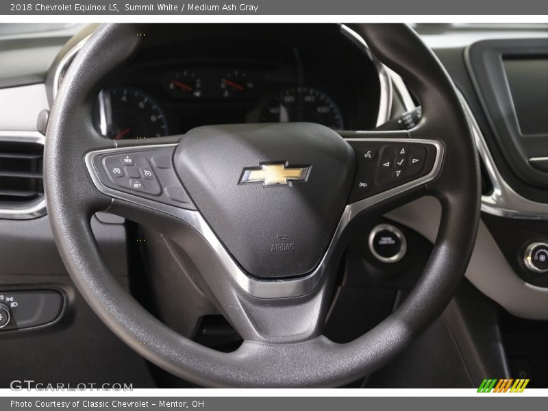 Summit White / Medium Ash Gray 2018 Chevrolet Equinox LS