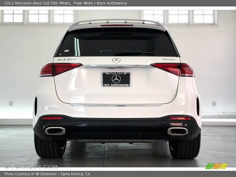 Polar White / Black w/Dinamica 2021 Mercedes-Benz GLE 580 4Matic