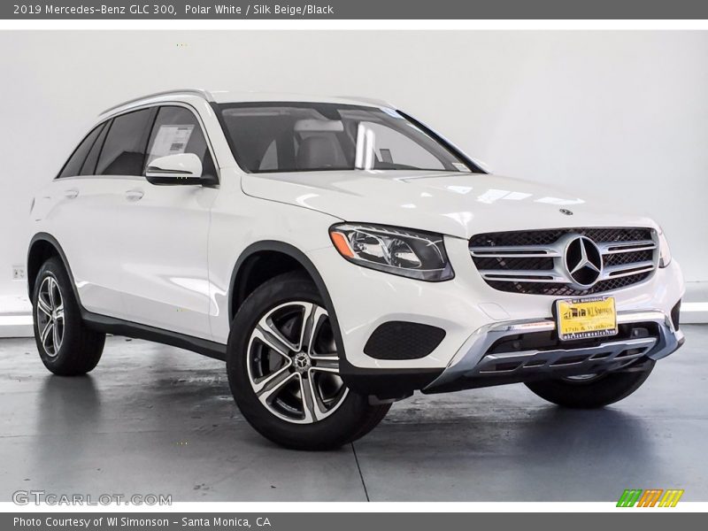 Polar White / Silk Beige/Black 2019 Mercedes-Benz GLC 300