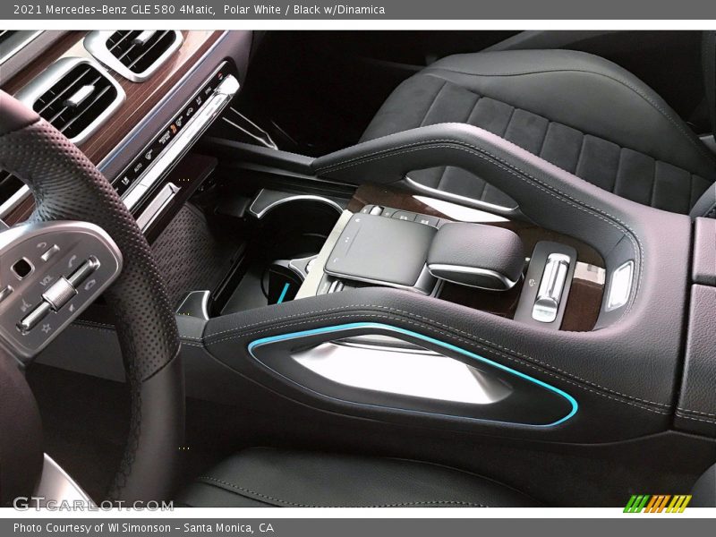 Controls of 2021 GLE 580 4Matic