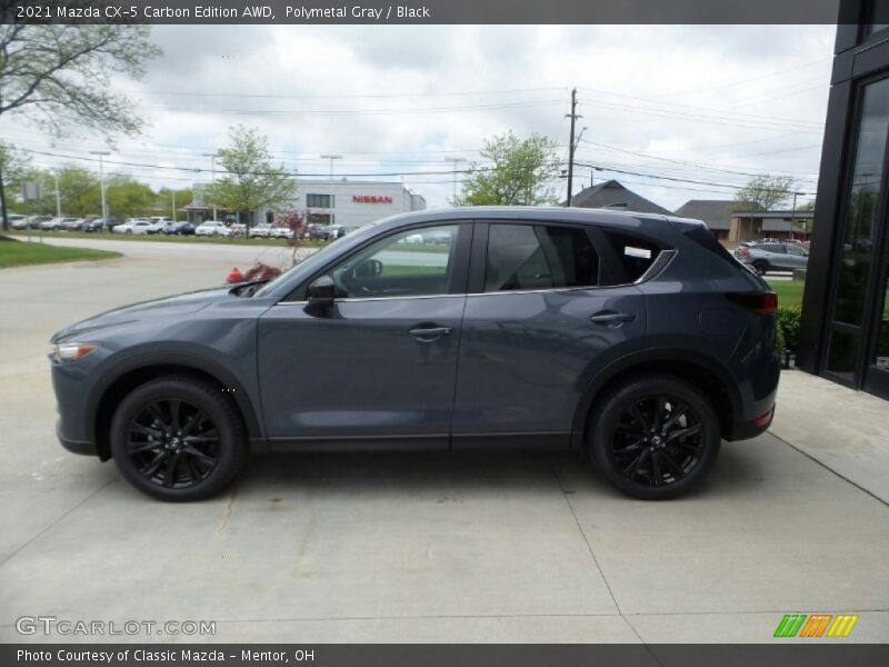 Polymetal Gray / Black 2021 Mazda CX-5 Carbon Edition AWD