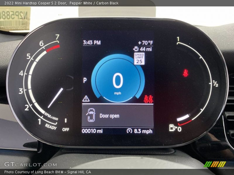 Pepper White / Carbon Black 2022 Mini Hardtop Cooper S 2 Door