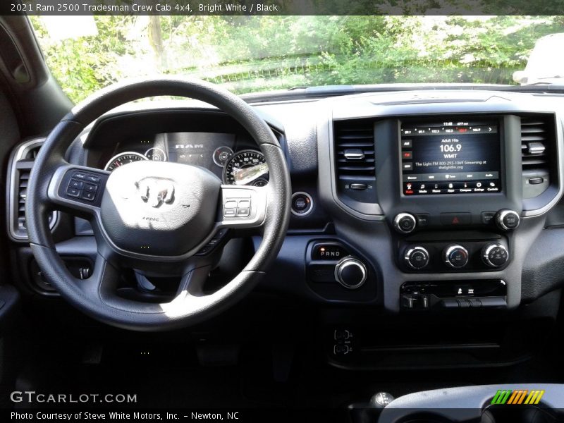 Bright White / Black 2021 Ram 2500 Tradesman Crew Cab 4x4