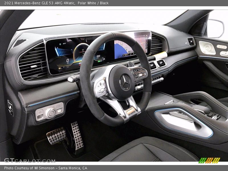 Polar White / Black 2021 Mercedes-Benz GLE 53 AMG 4Matic