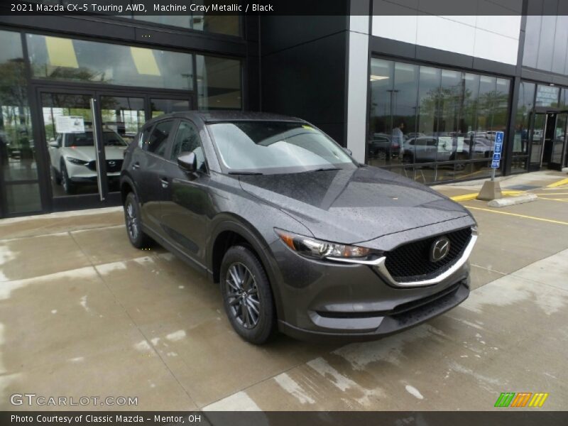 Machine Gray Metallic / Black 2021 Mazda CX-5 Touring AWD