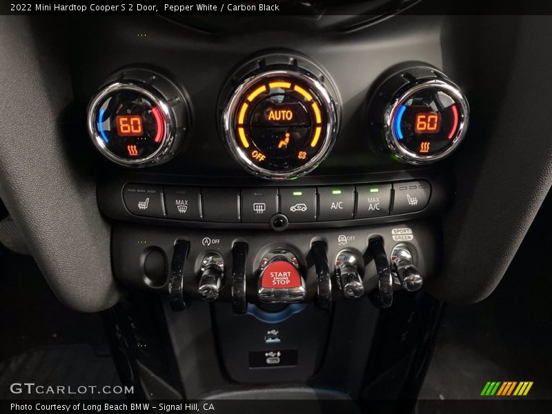 Pepper White / Carbon Black 2022 Mini Hardtop Cooper S 2 Door