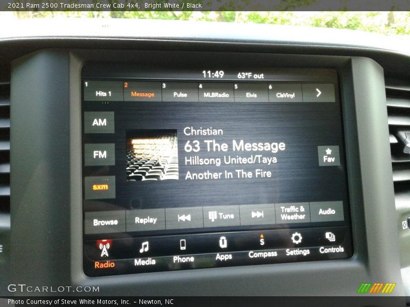 Bright White / Black 2021 Ram 2500 Tradesman Crew Cab 4x4