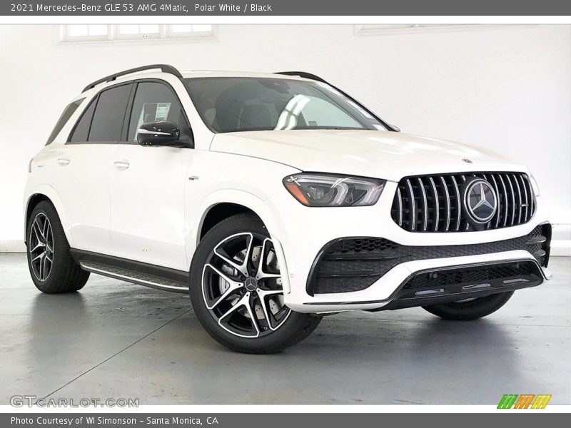 Polar White / Black 2021 Mercedes-Benz GLE 53 AMG 4Matic
