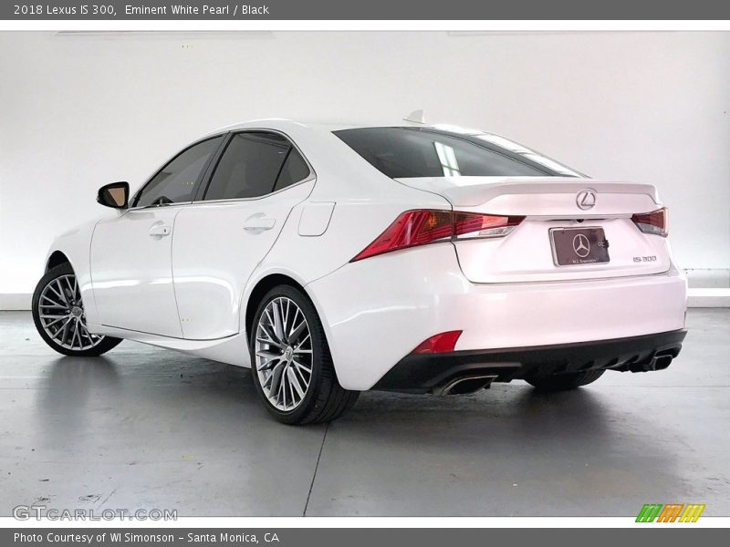 Eminent White Pearl / Black 2018 Lexus IS 300