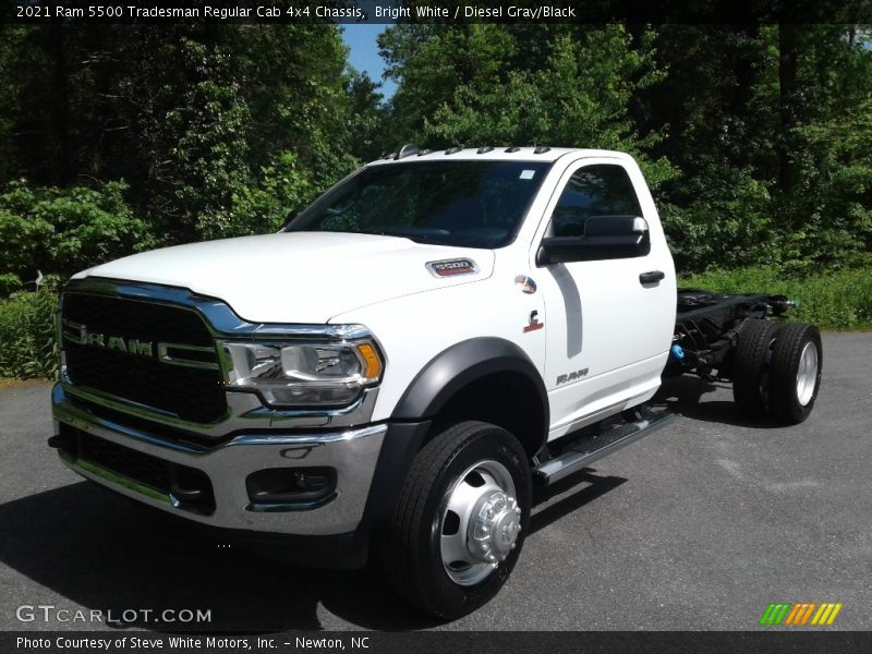 Bright White / Diesel Gray/Black 2021 Ram 5500 Tradesman Regular Cab 4x4 Chassis
