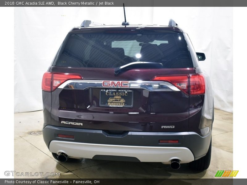 Black Cherry Metallic / Jet Black 2018 GMC Acadia SLE AWD