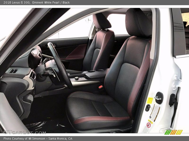 Eminent White Pearl / Black 2018 Lexus IS 300