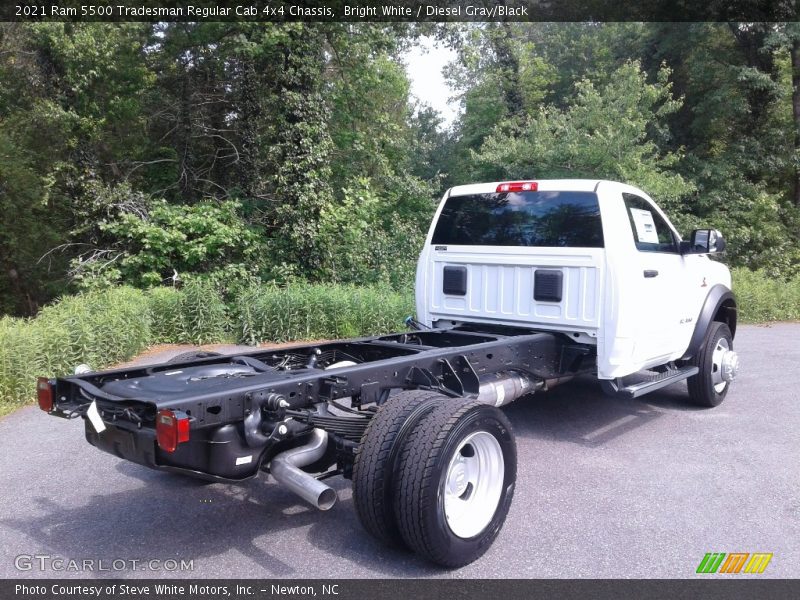Bright White / Diesel Gray/Black 2021 Ram 5500 Tradesman Regular Cab 4x4 Chassis