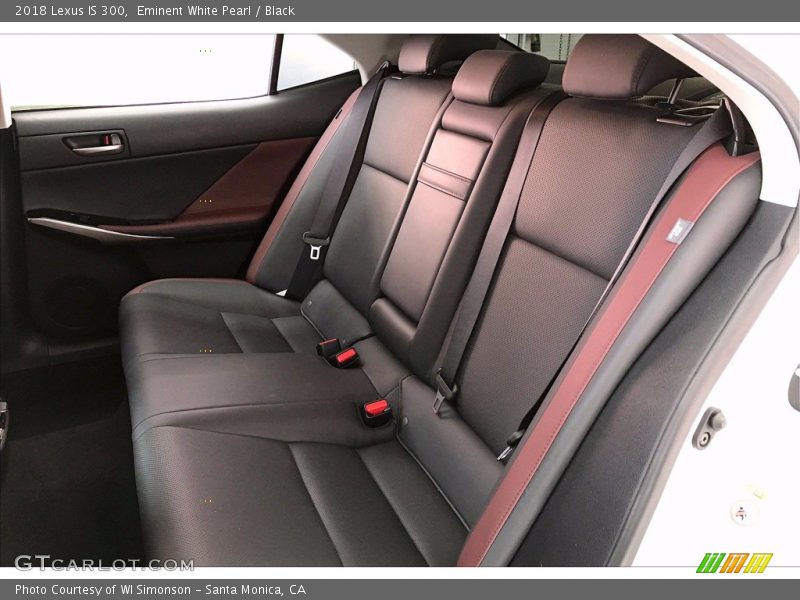 Rear Seat of 2018 IS 300