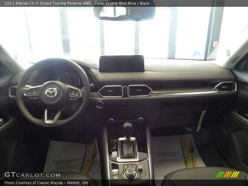 Deep Crystal Blue Mica / Black 2021 Mazda CX-5 Grand Touring Reserve AWD