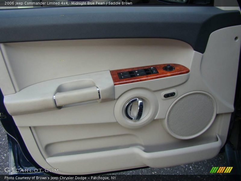 Midnight Blue Pearl / Saddle Brown 2006 Jeep Commander Limited 4x4