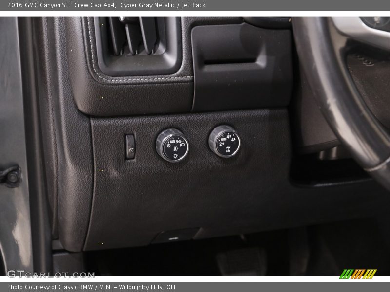 Cyber Gray Metallic / Jet Black 2016 GMC Canyon SLT Crew Cab 4x4