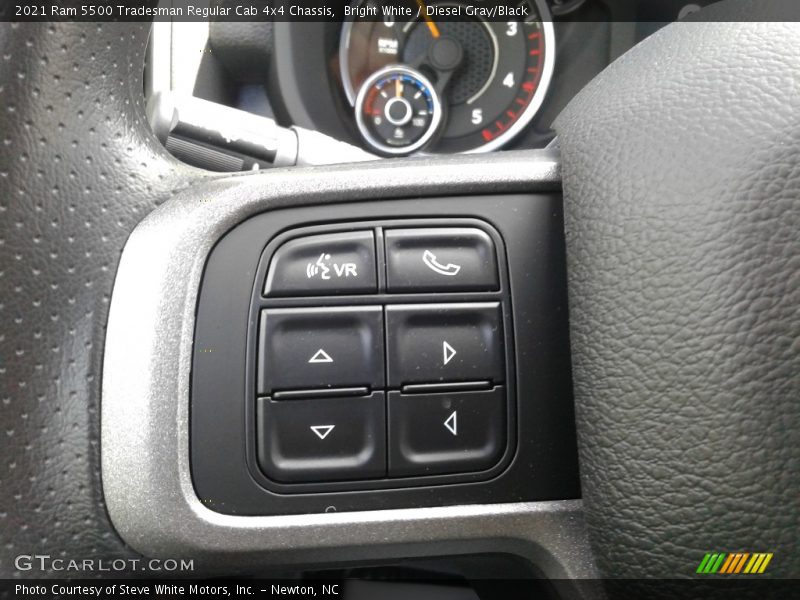 Bright White / Diesel Gray/Black 2021 Ram 5500 Tradesman Regular Cab 4x4 Chassis