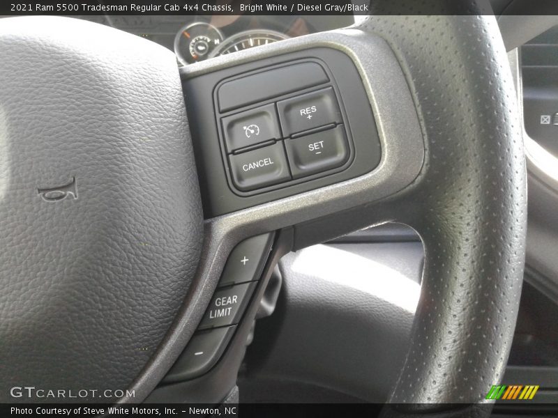 Bright White / Diesel Gray/Black 2021 Ram 5500 Tradesman Regular Cab 4x4 Chassis