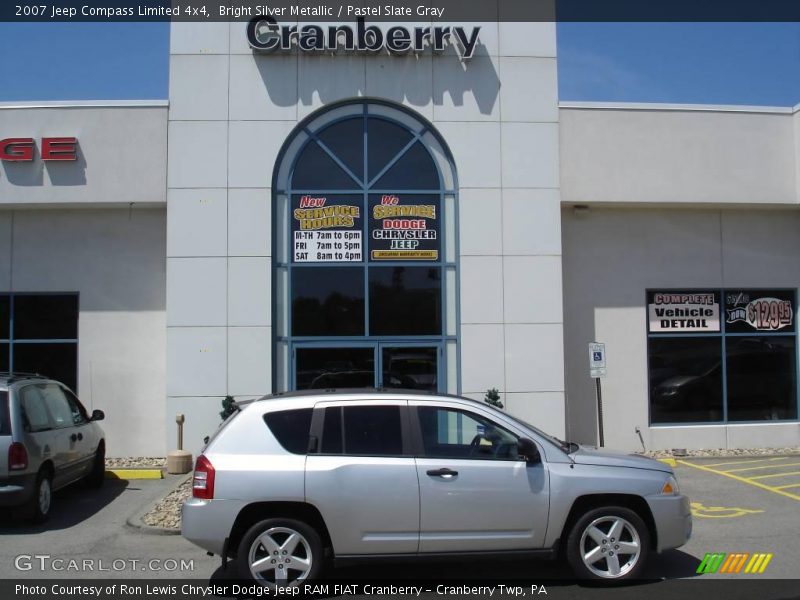 Bright Silver Metallic / Pastel Slate Gray 2007 Jeep Compass Limited 4x4